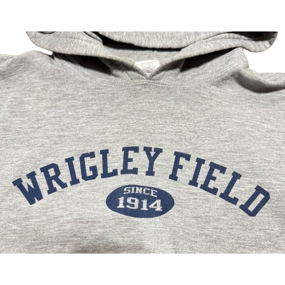 GRAY WRIGLEY FIELD HOODIE SIZE S MLB BASEBALL CHICAGO WHITE SOX MENS - Picture 2 of 4